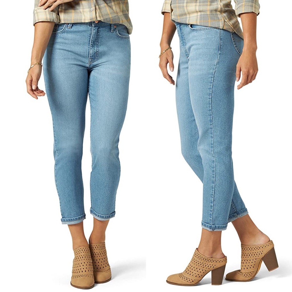 Lee Riders High Rise Relaxed Fit Skinny Ankle Jeans